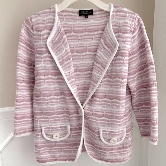 Luisa Spagnoli size M Cotton Sweater Blazer - Picture 2 of 16